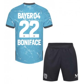 Bayer Leverkusen Victor Boniface #22 Rezervni Dres za Dječji 2023-24 Kratak Rukavima (+ kratke hlače)